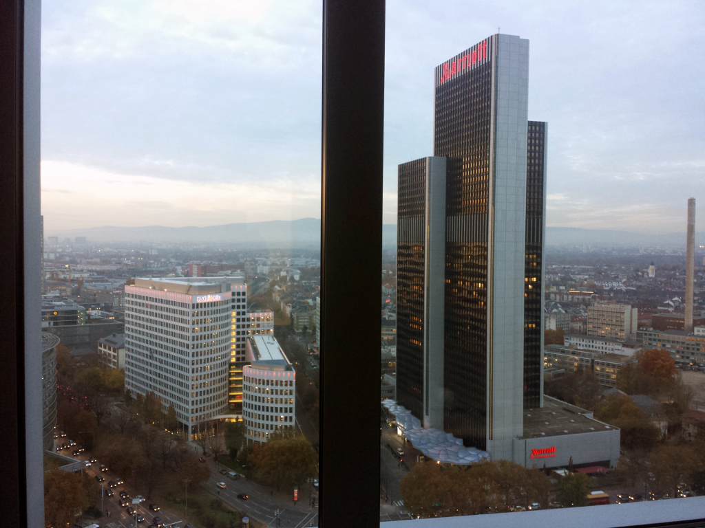 Aussicht aus unserem Frankfurter Büro